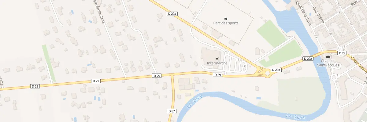 Plan du 8 Av de Guiraudis à Grenade