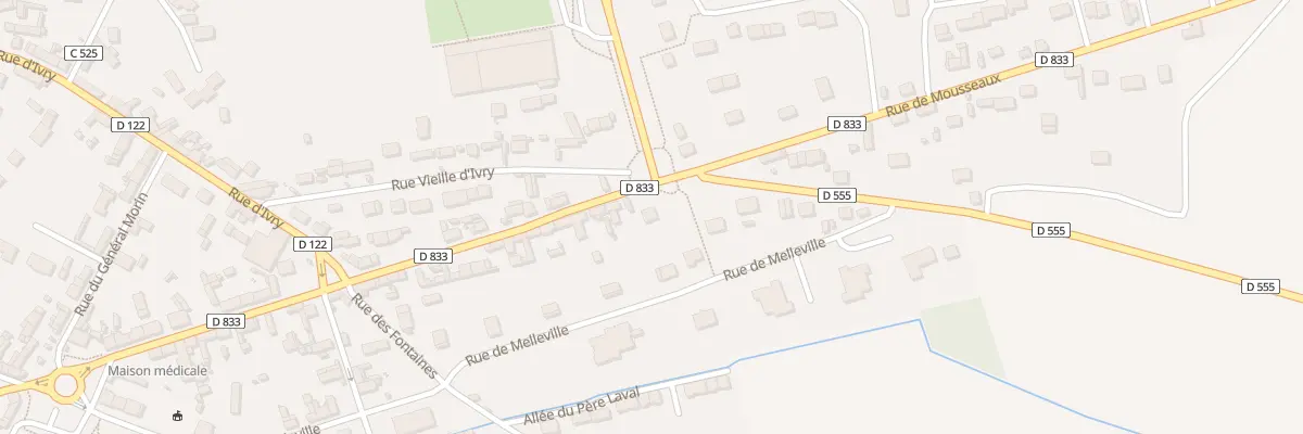 Plan du 40B Rue de Mousseaux à Saint-André-de-l’Eure