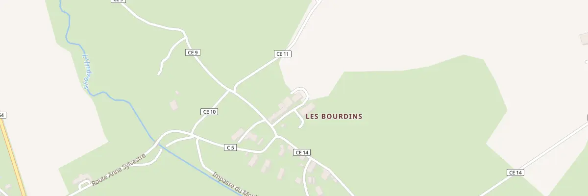Plan du 5137 Les Bourdins à Préaux