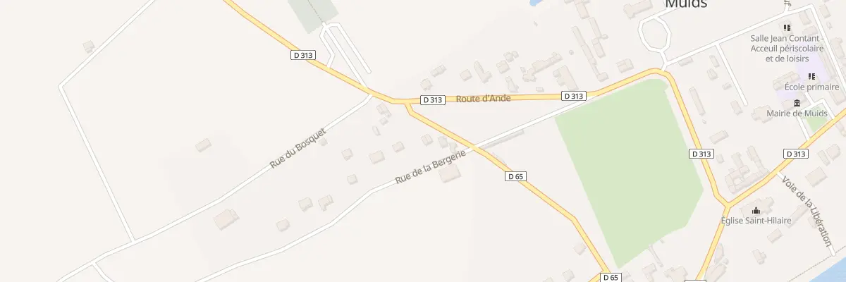Plan du 6 Rue de la Bergerie à Muids