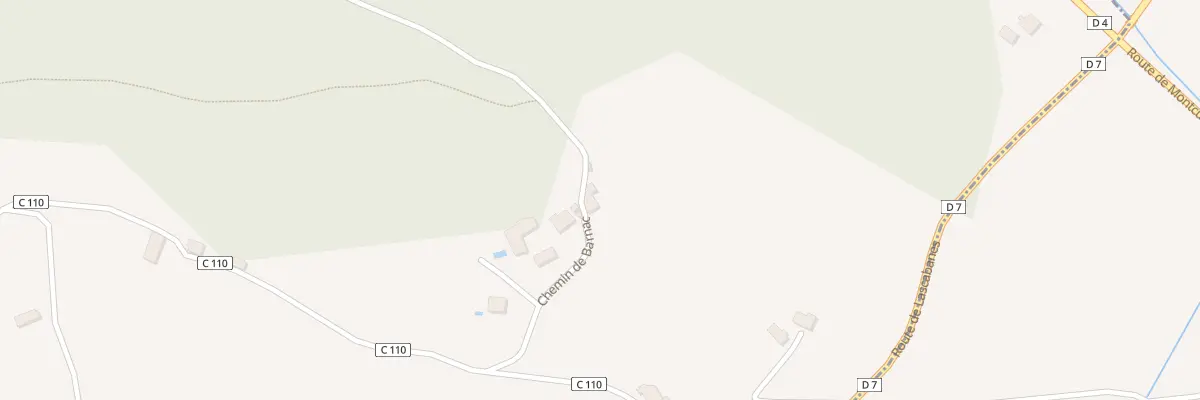 Plan du 156 Che de Barnac à Lendou-en-Quercy