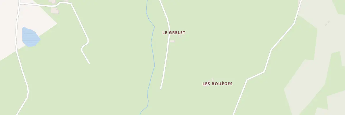 Plan du 1 Le Grelet à Saint-Priest-Ligoure
