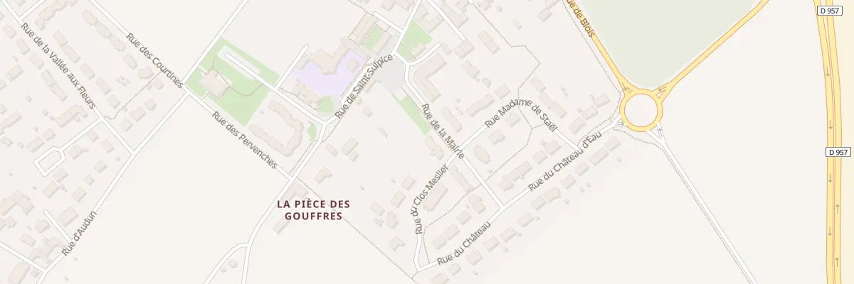 Plan du 6 Rue de la Mairie à Fossé
