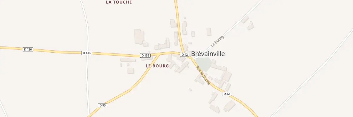 Plan du 10 Le Bourg à Brévainville