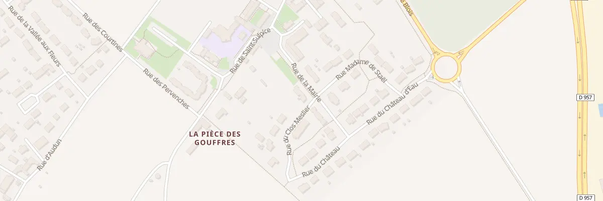 Plan du 10 Rue de la Mairie à Fossé