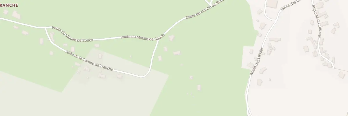 Plan du 26 All de la Combe de Tranche à Terrasson-Lavilledieu