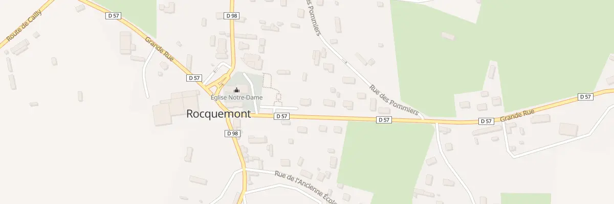 Plan du 693 Grande Rue à Rocquemont