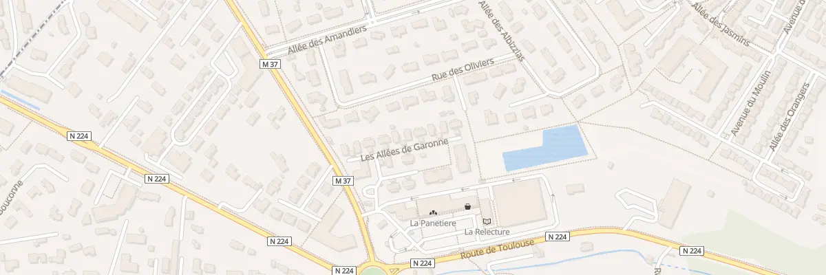 Plan du 4 Rte de Daux à Mondonville