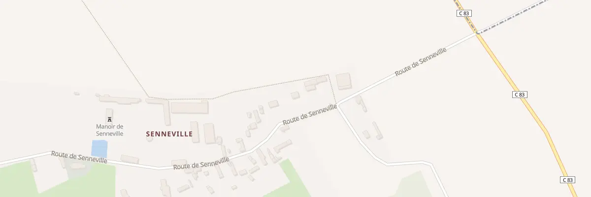 Plan du 8 Rte de Senneville à Amfreville-sous-les-Monts