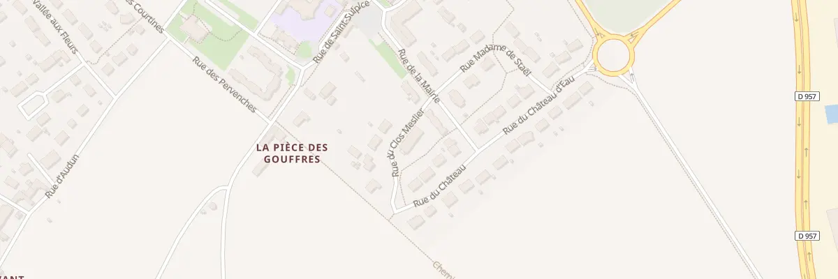 Plan du 3 Rue du Clos Meslier à Fossé