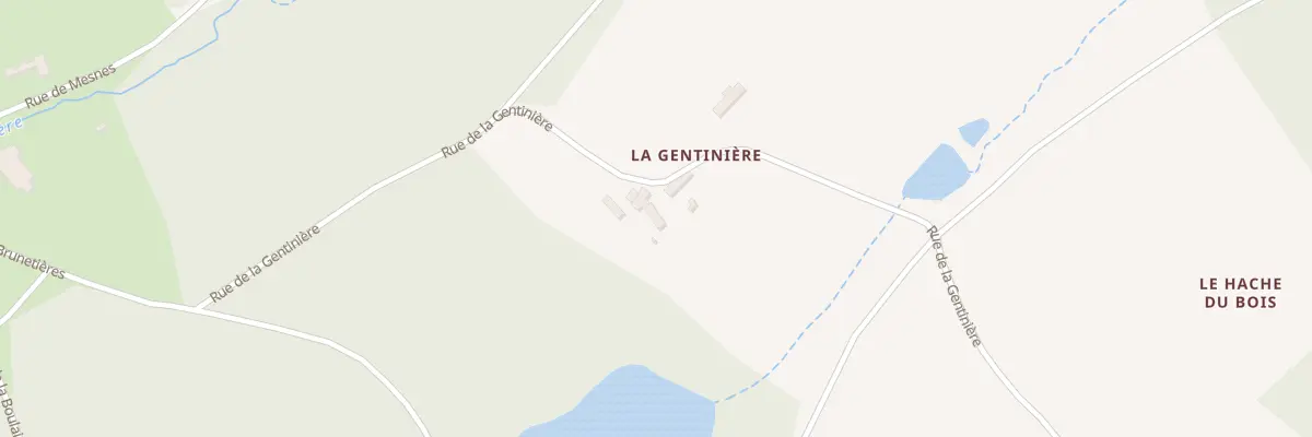 Plan du 4 Rue de la Gentiniere à Mareuil-sur-Cher