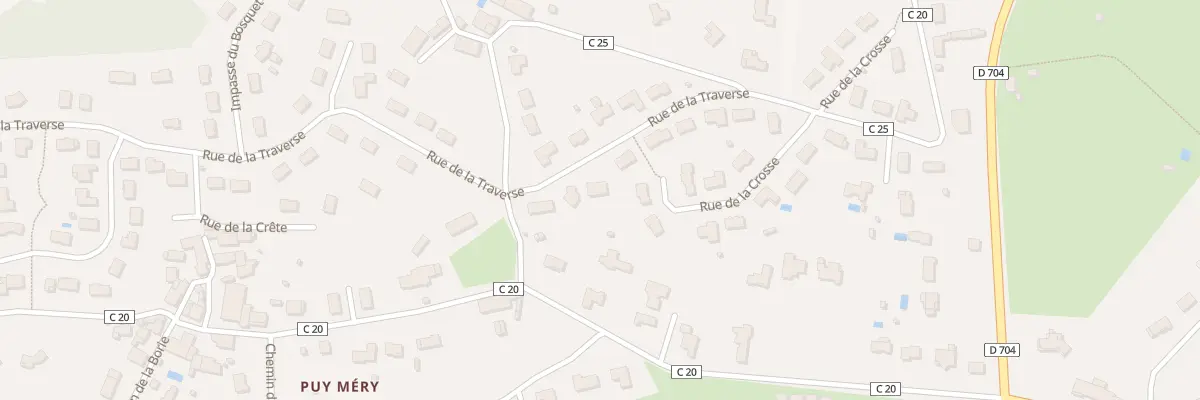 Plan du 21 Rue de la Traverse au Vigen
