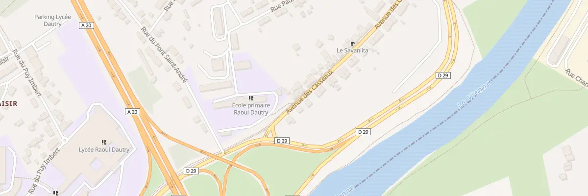 Plan du 147 Av des Casseaux à Limoges