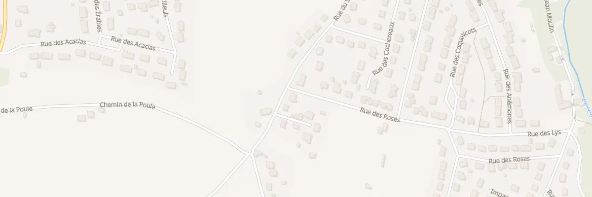Plan du 28 Rue du Stade à Saint-Denis-Lanneray