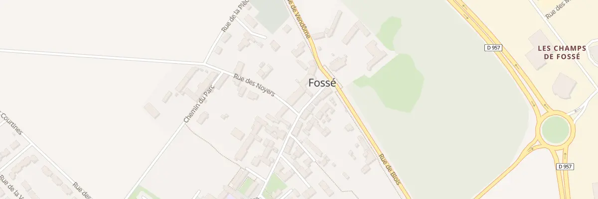 Plan du 6 Rue de Saint Sulpice à Fossé