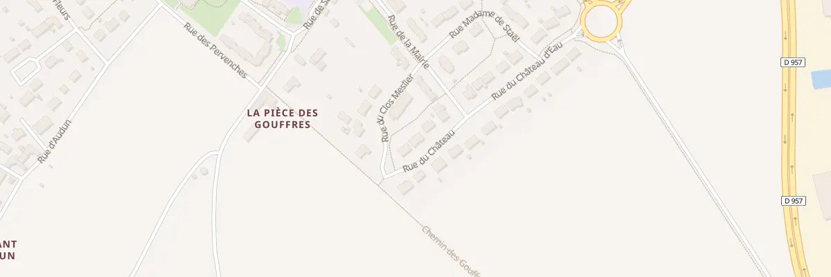 Plan du 22 Rue du Chateau d’Eau à Fossé