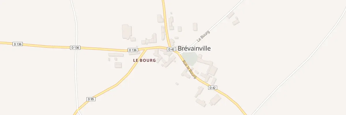 Plan du 16 Le Bourg à Brévainville