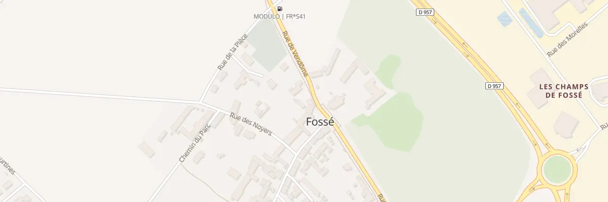 Plan du 1 Rue de Vendôme à Fossé