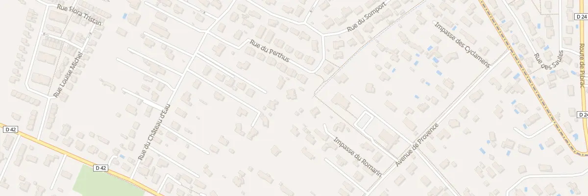 Plan du 30T Rue du Château d’Eau à La Salvetat-Saint-Gilles