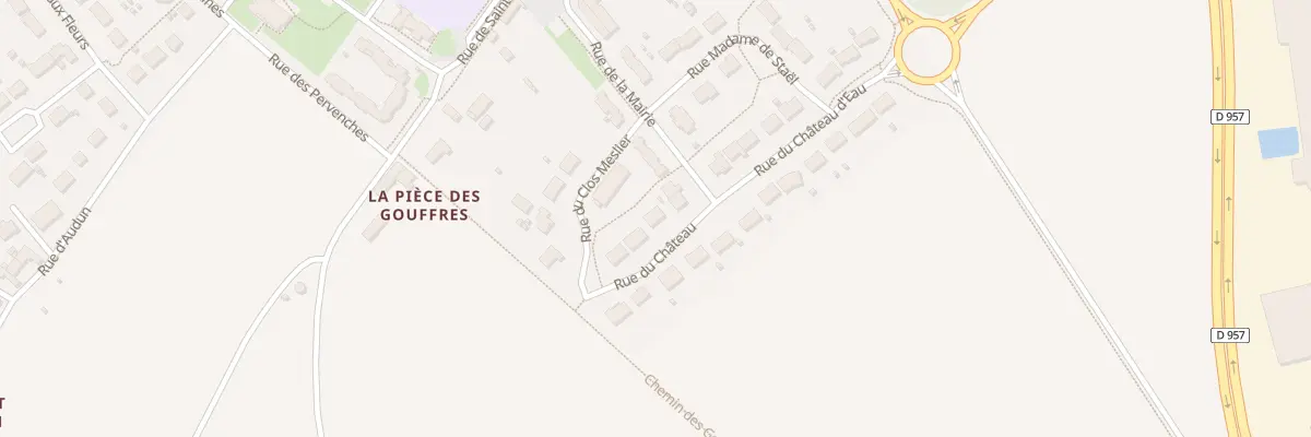 Plan du 20 Rue du Chateau d’Eau à Fossé
