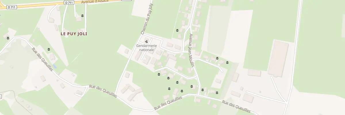 Plan du 1 Rue Ernest Barriat à Châteauponsac