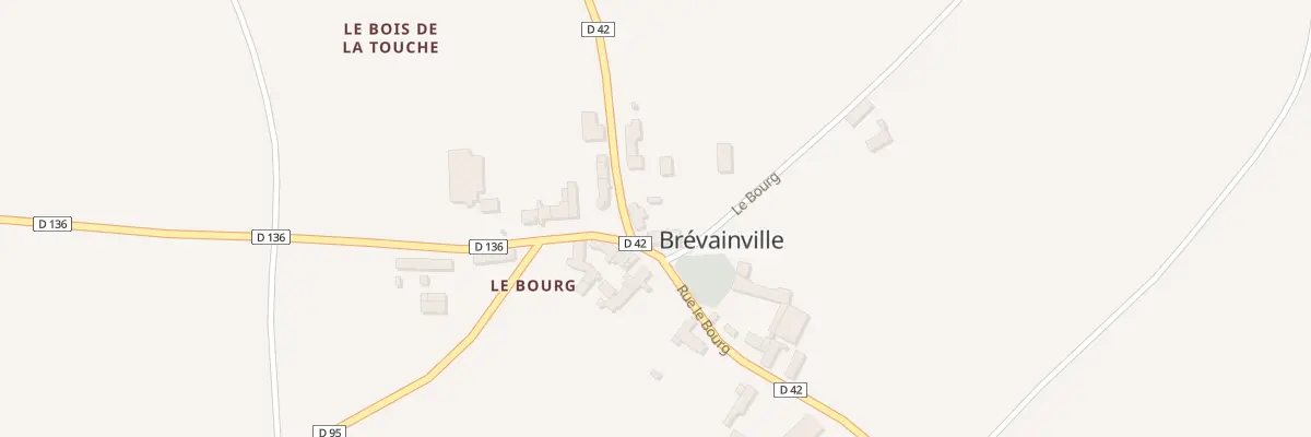 Plan du 23 Le Bourg à Brévainville