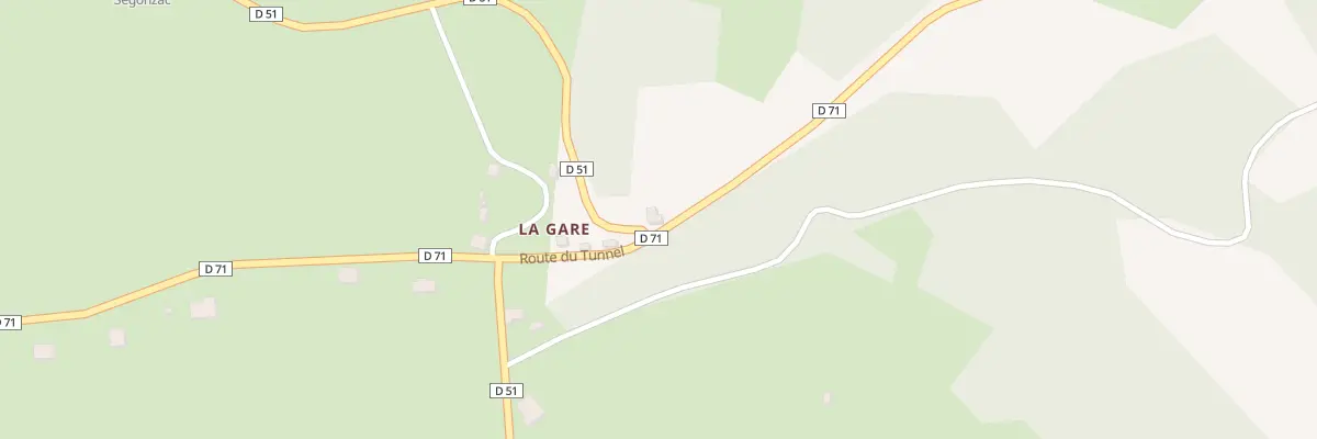 Plan du 5093 La Gare à Segonzac