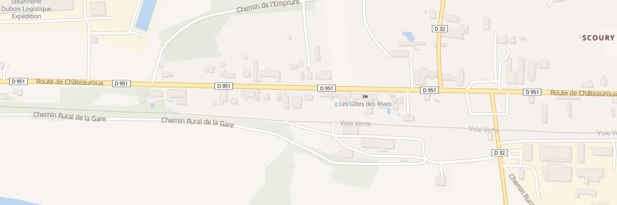 Plan du 20 Rte de Châteauroux à Ciron