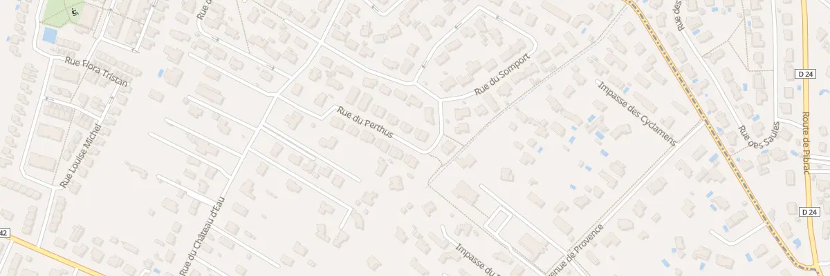 Plan du 18 Rue du Perthus à La Salvetat-Saint-Gilles
