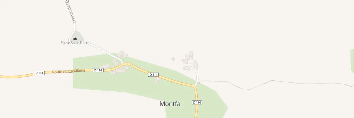 Plan du 23 Traouques à Montfa