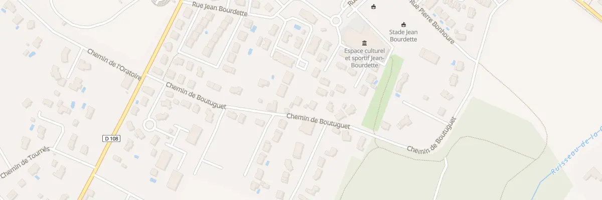 Plan du 233 Che de Boutuguet à Montbeton