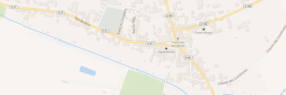 Plan du 9 Rue de Brou A Dangeau à Dangeau
