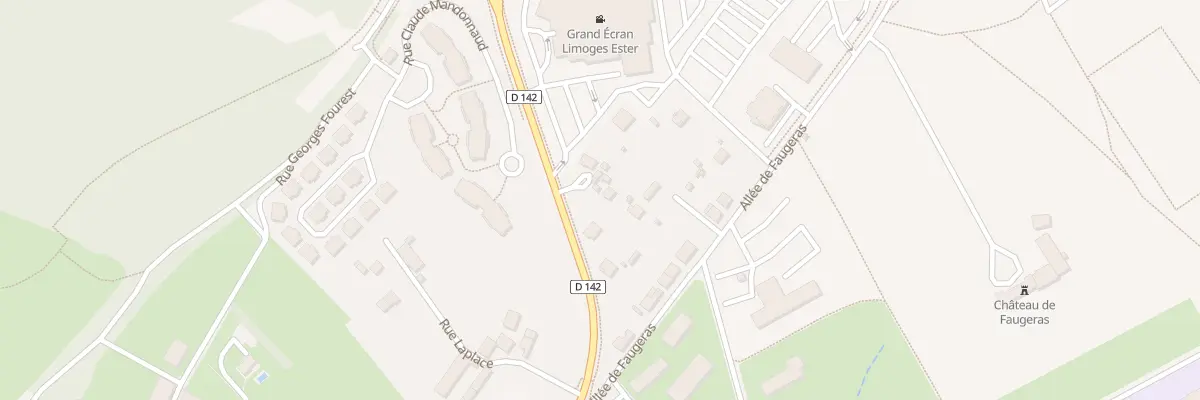 Plan du 254 Rue Aristide Briand à Limoges