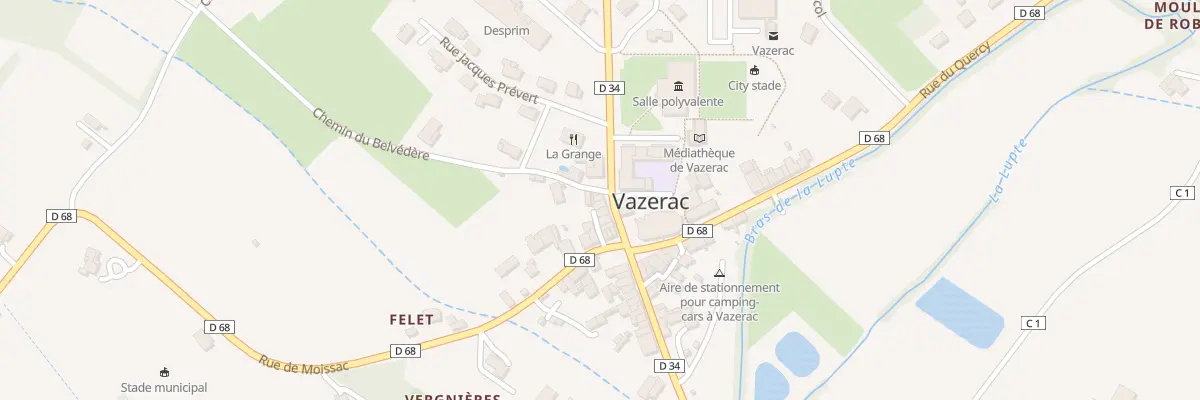 Plan du 7 Rue du Pays de Serres à Vazerac