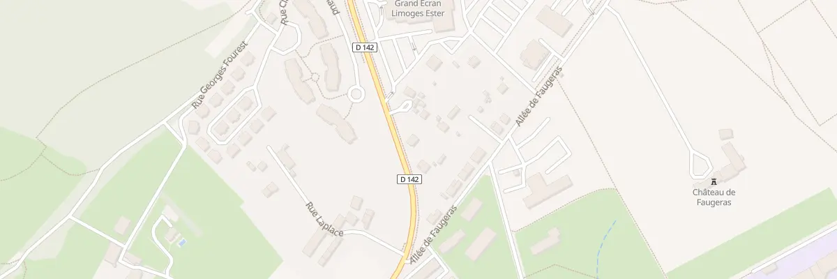 Plan du 252 Rue Aristide Briand à Limoges