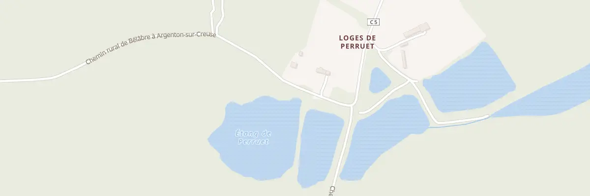 Plan du 5270 Loges de Perruet à Oulches