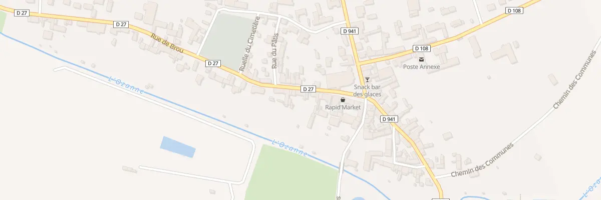 Plan du 7 Rue de Brou A Dangeau à Dangeau