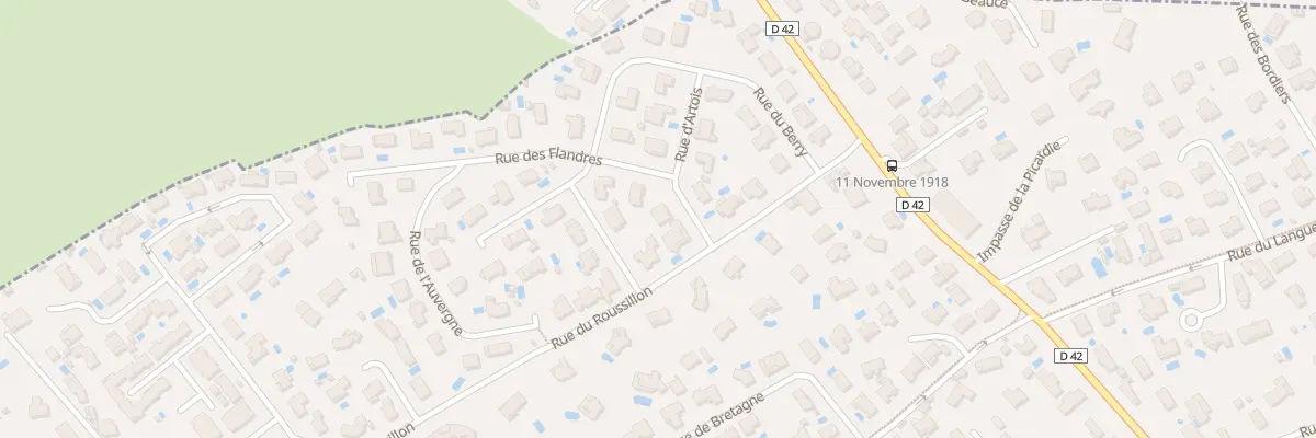Plan du 1 Rue des Flandres à Plaisance-du-Touch