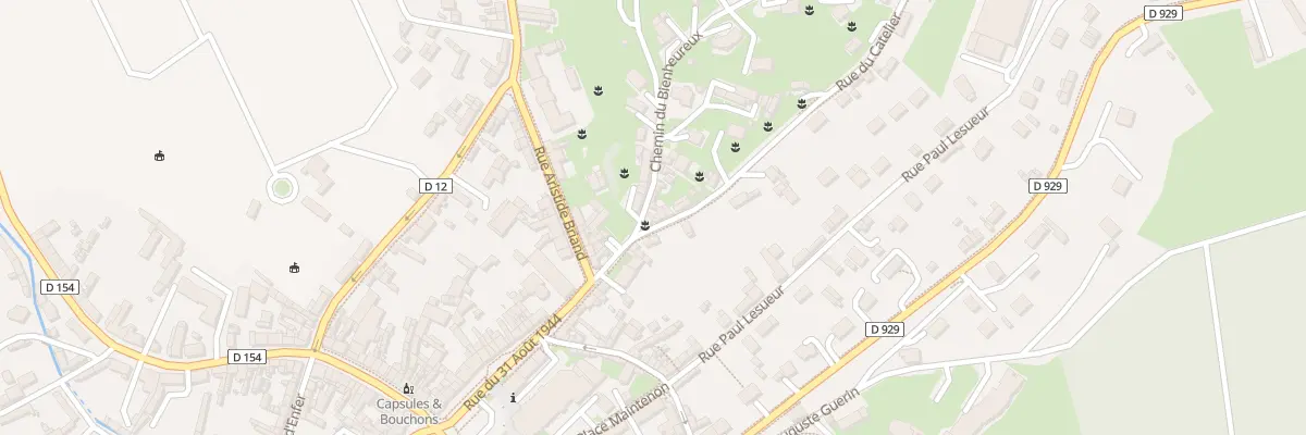 Plan du 5408 Rue du Catelier à Saint-Saëns