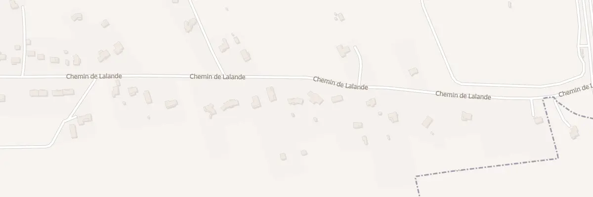 Plan du 654 Che de Lalande à Bessens