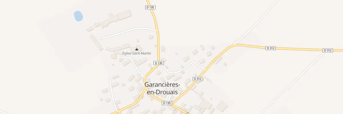 Plan du 1 Che des Framboises à Garancières-en-Drouais