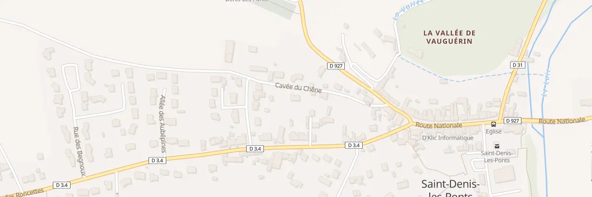 Plan du 6 Cavee du Chene à Saint-Denis-Lanneray