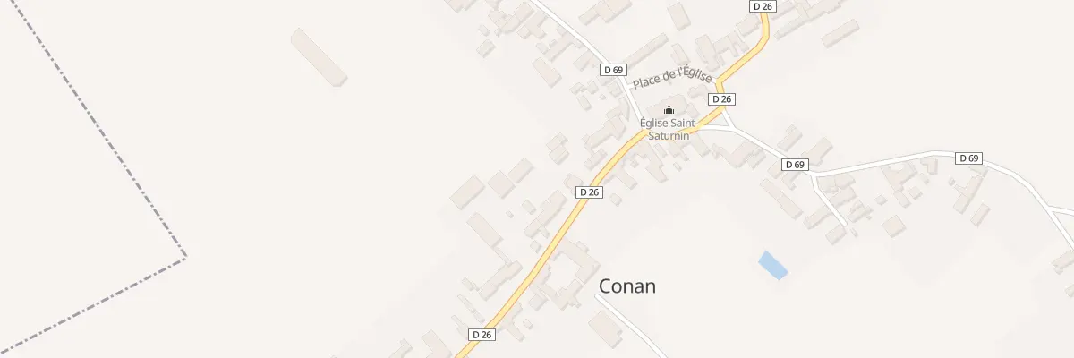 Plan du 10 Rue des Hayes à Conan