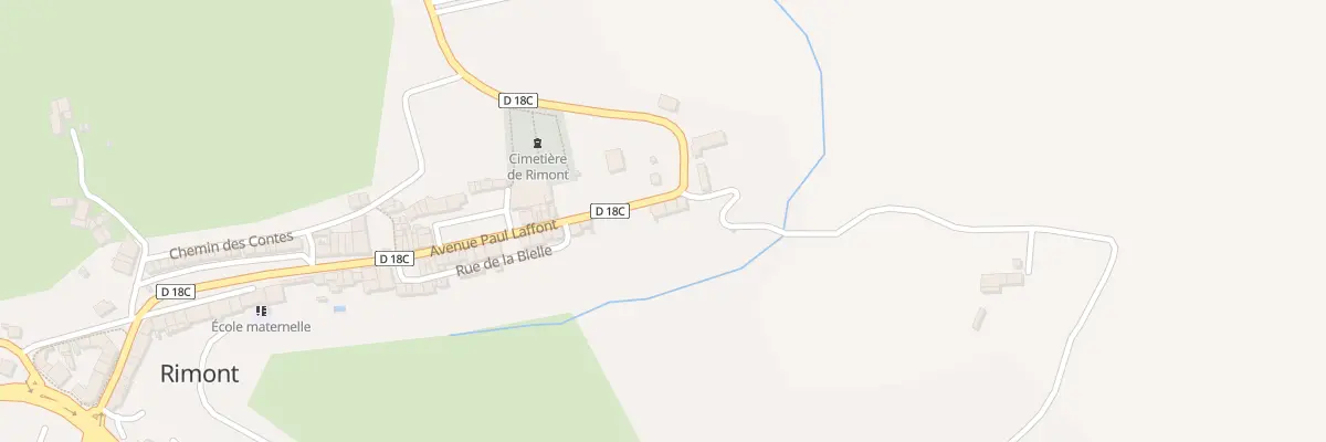 Plan du 180 Cazalot et Vignasse à Rimont