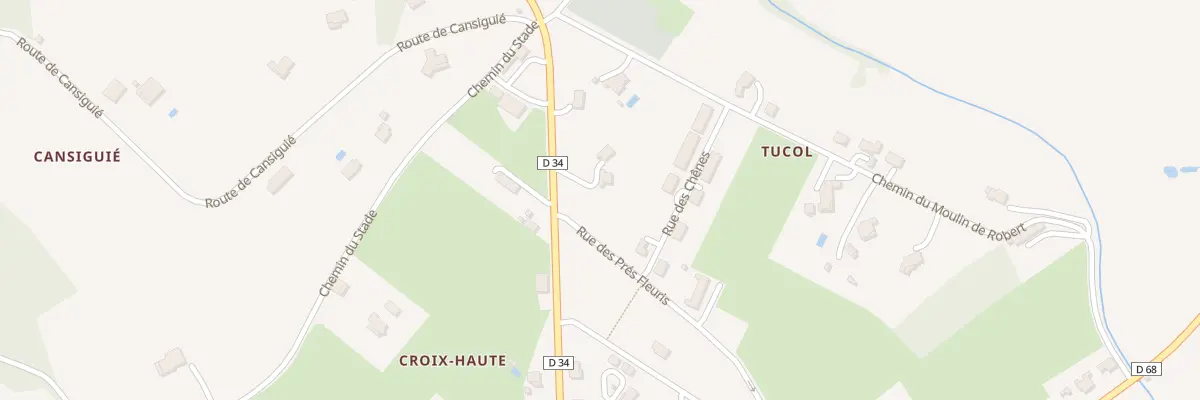 Plan du 2 Rue du Pays de Serres à Vazerac