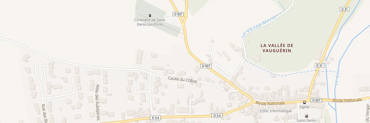 Plan du 120 Rte Nationale à Saint-Denis-Lanneray