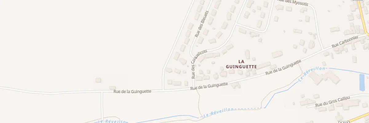 Plan du 2 Rue des Bleuets à Oucques La Nouvelle