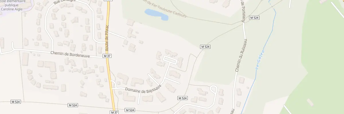 Plan du 31 Rte de Pibrac à Mondonville
