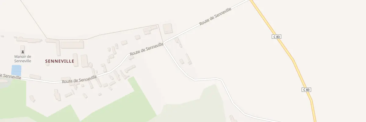 Plan du 2 Rte de Senneville à Amfreville-sous-les-Monts