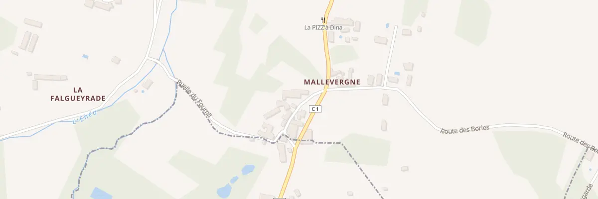 Plan du 13 Malevergne à Saint-Vincent-le-Paluel
